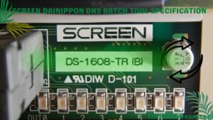 Screen Dainippon DNS Batch Tool Specification