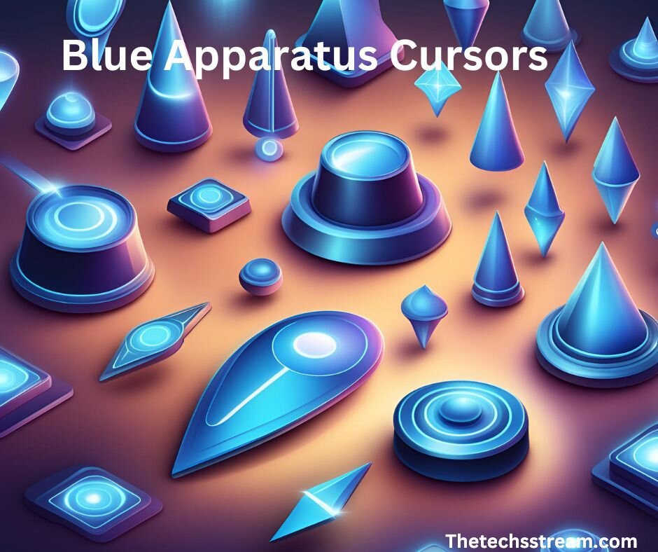 blue apparatus cursors